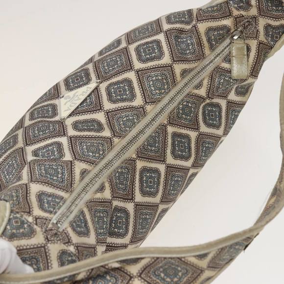 PRADA Shoulder Bag Nylon Beige Auth 81181 - Picture 6 of 16